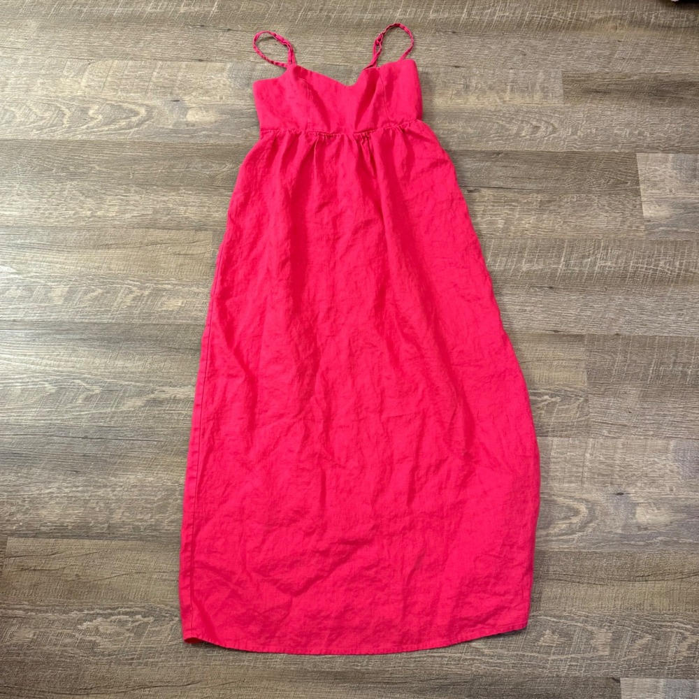Reformation Linen Midi Dress
